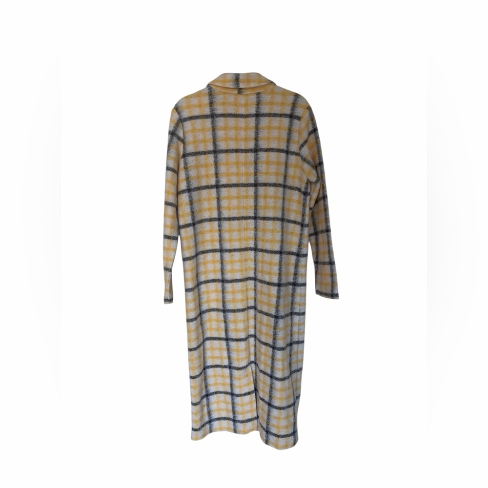 Eva Franco Longline Plaid Coat - Picture 2 of 3